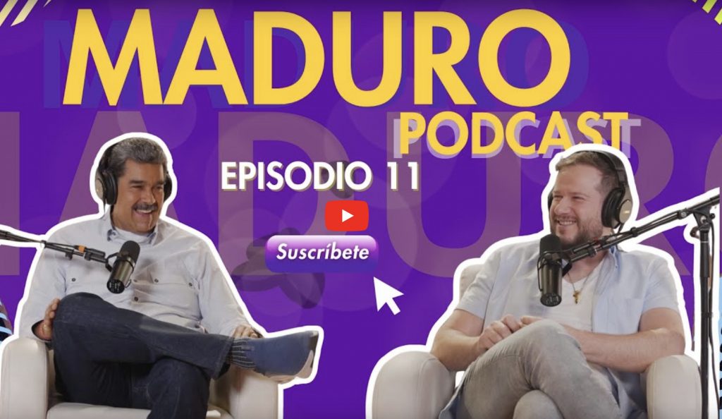 Podcast del Pdte. Nicolás Maduro con Diego Ruzzarin
