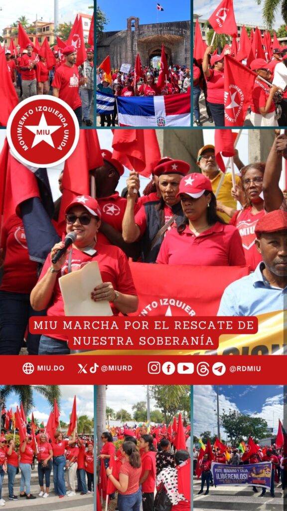 MIU marcha por el rescate de la soberanía nacional