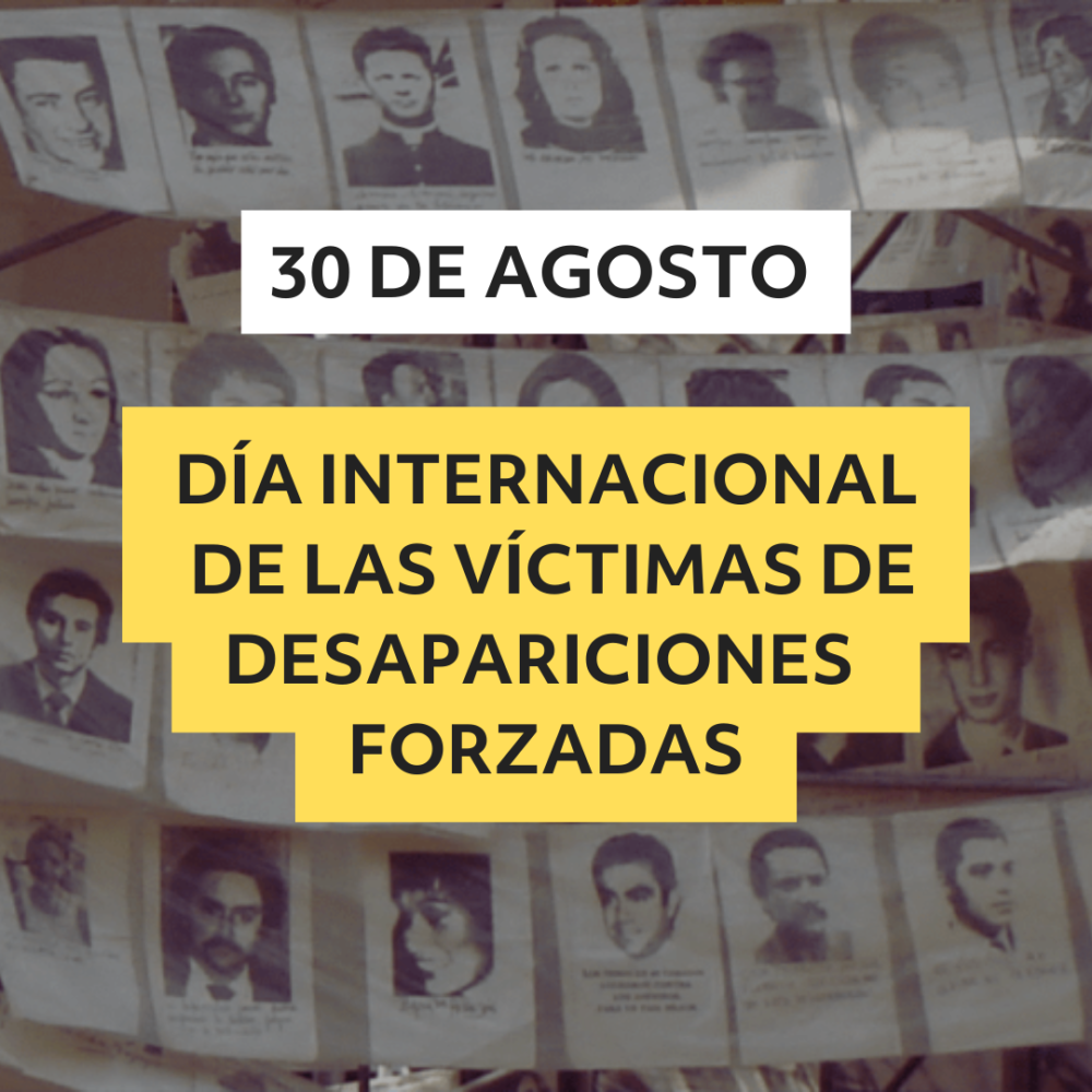 30 de Agosto - Día Internacional de las Personas Desaparecidas