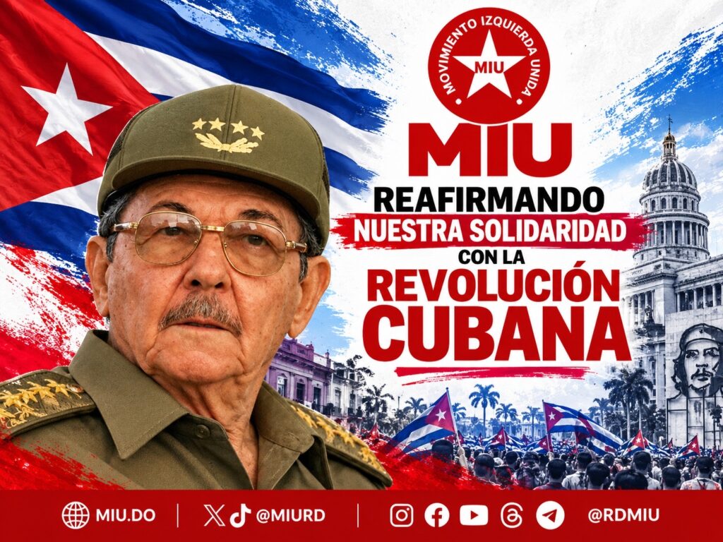 REAFIRMANDO NUESTRA SOLIDARIDAD CON LA REVOLUCIÓN CUBANA
